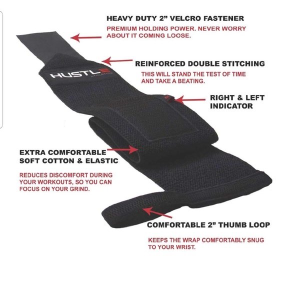 Hustle Athletics Other Nwot Hustle Athletic Wrist Wraps Poshmark